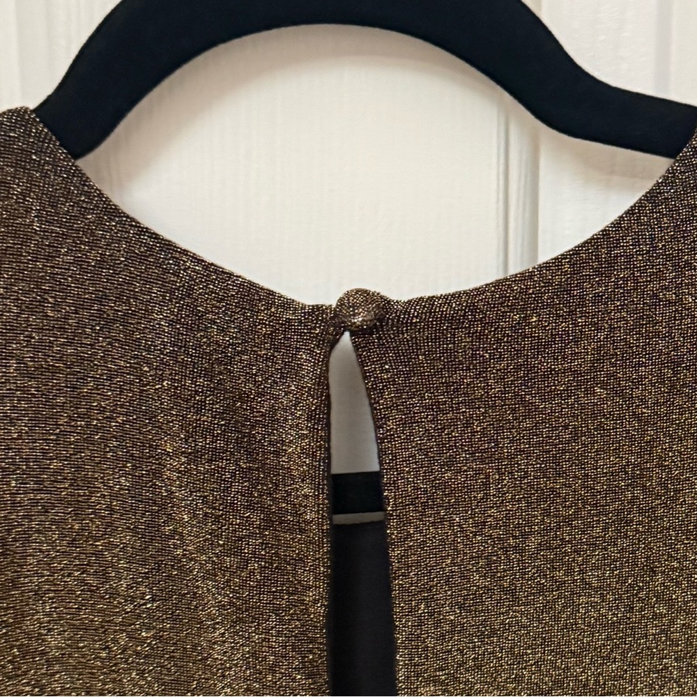 Veronica Beard Cyrus Stretch Metallic Minidress - Picture 4 of 6